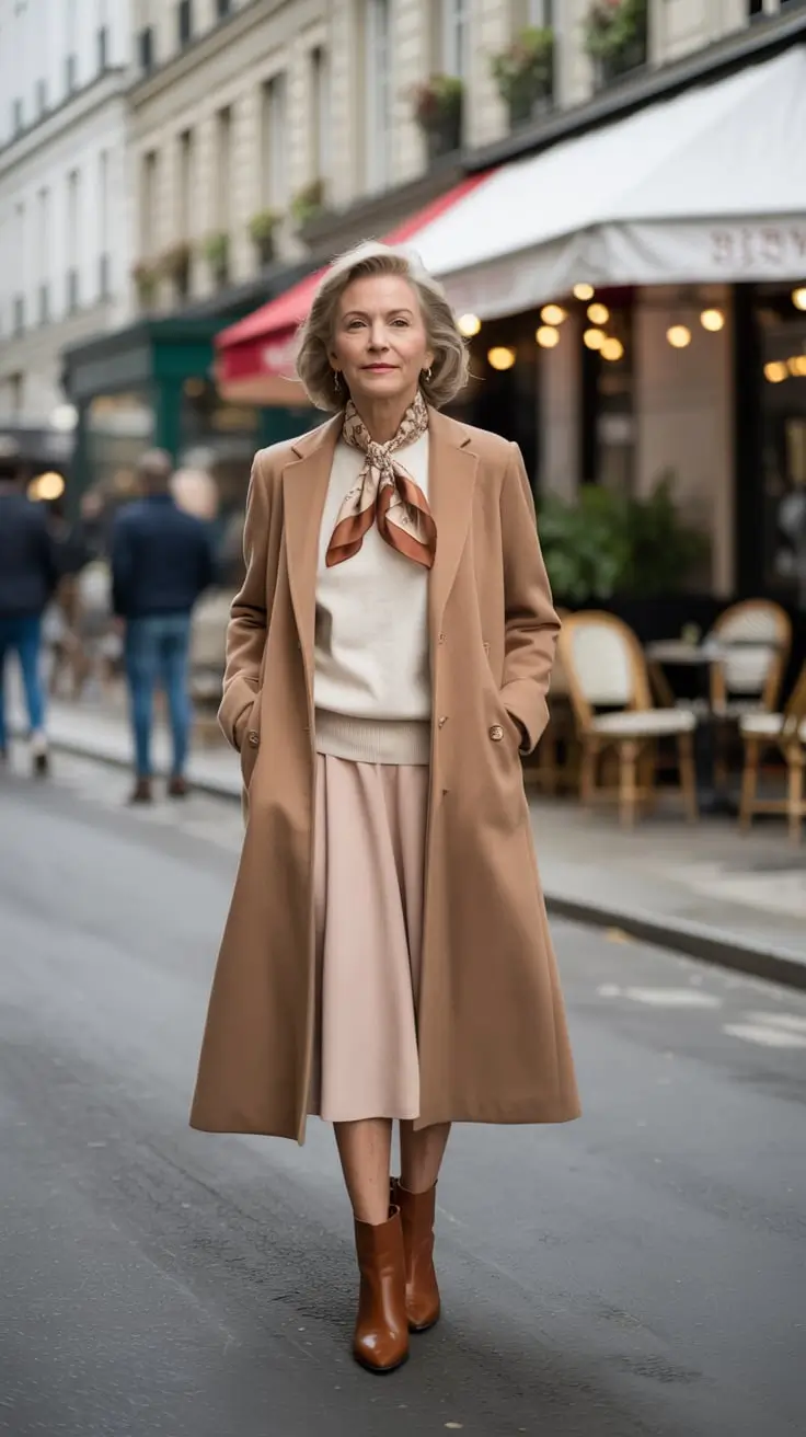 25 Age-Friendly Fall Outfits for 60+ Women in 2025