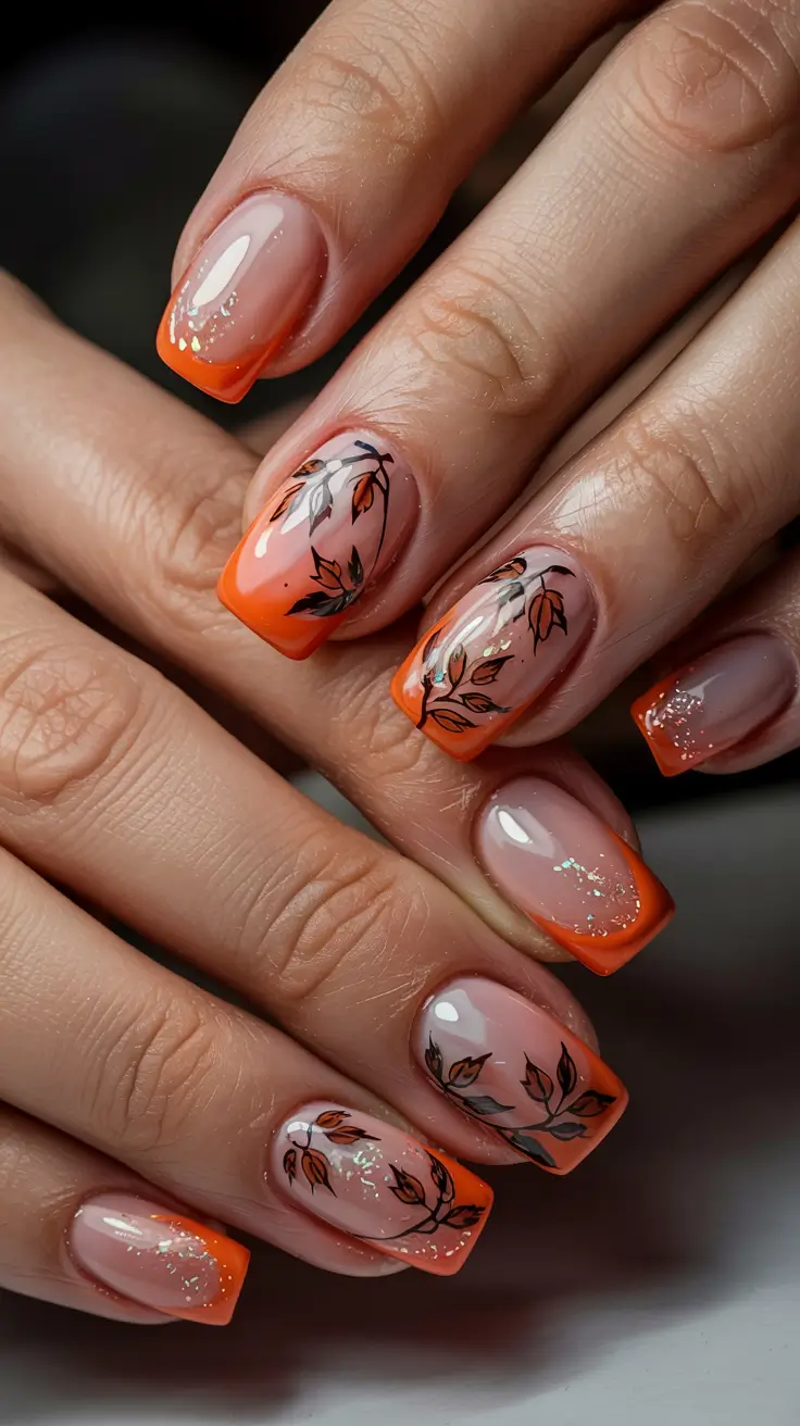 23 Fall French Tip Nail Inspiration 2025 for Stylish Seasonal Manicures
