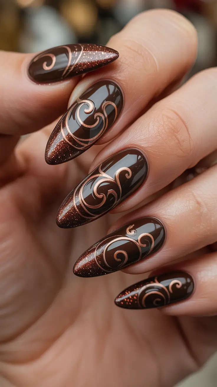 25 Trendy Brown Fall Nails 2025 That Redefine Autumn Chic