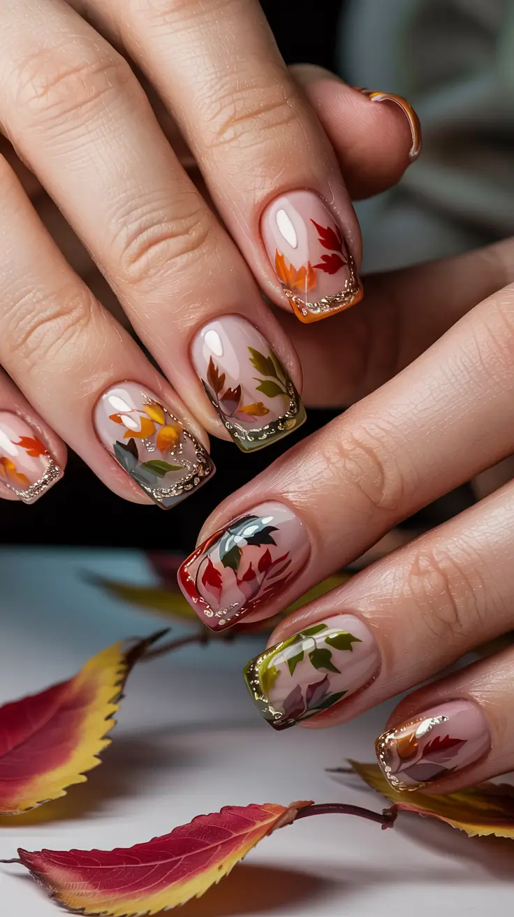 23 Fall French Tip Nail Inspiration 2025 for Stylish Seasonal Manicures