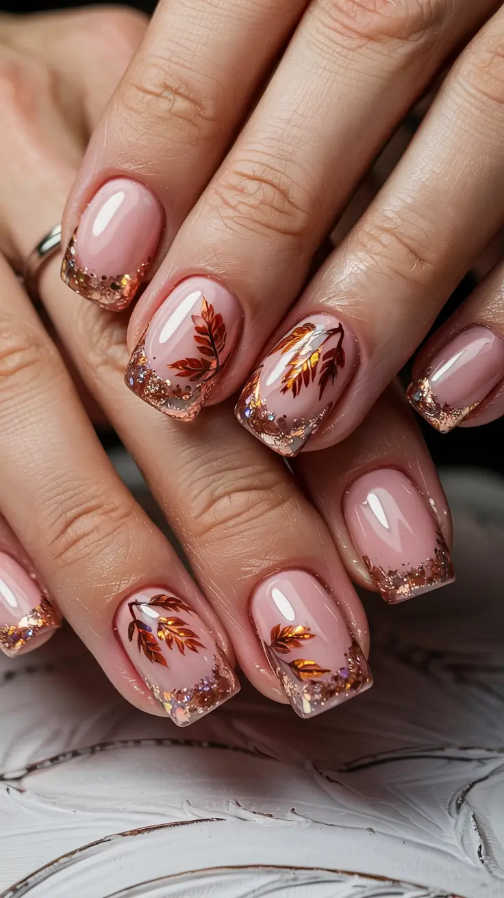 23 Fall French Tip Nail Inspiration 2025 for Stylish Seasonal Manicures