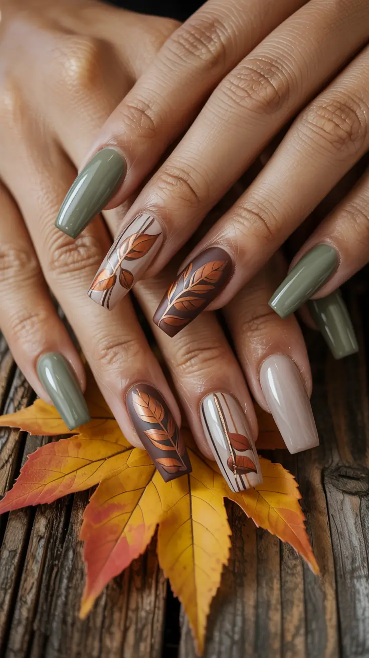 25 Fall Acrylic Nails 2025 Ideas for Short and Long Nails That Are Perfect for the Season
