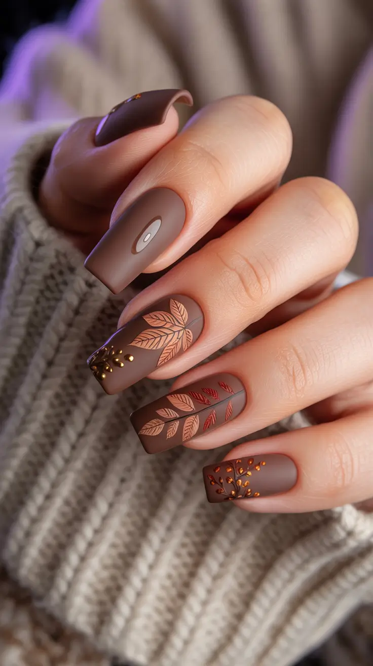25 Trendy Brown Fall Nails 2025 That Redefine Autumn Chic