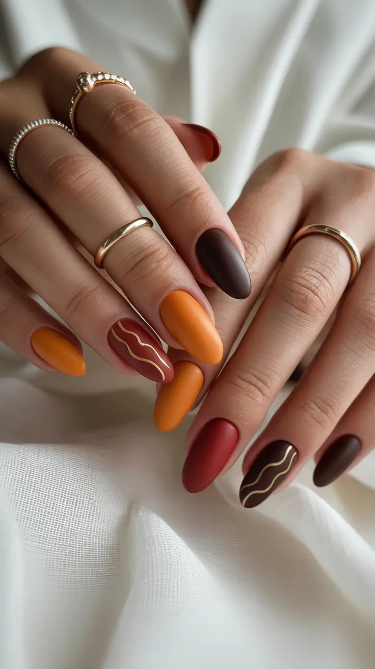 21 Trendy Fall Almond Nails 2025 for a Chic Seasonal Manicure