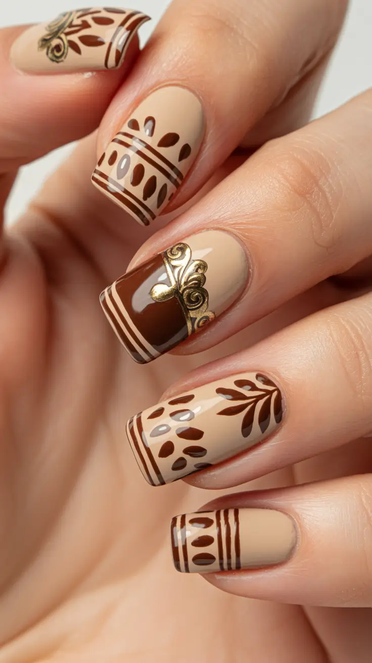 25 Trendy Brown Fall Nails 2025 That Redefine Autumn Chic