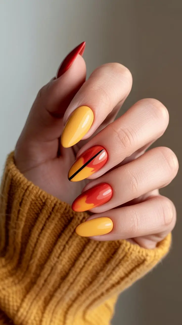 21 Trendy Fall Almond Nails 2025 for a Chic Seasonal Manicure