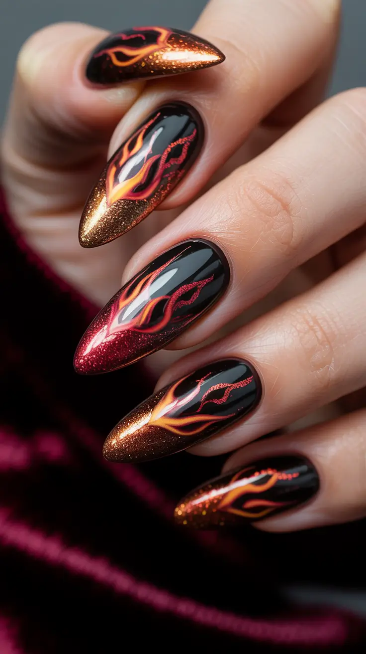 21 Trendy Fall Almond Nails 2025 for a Chic Seasonal Manicure