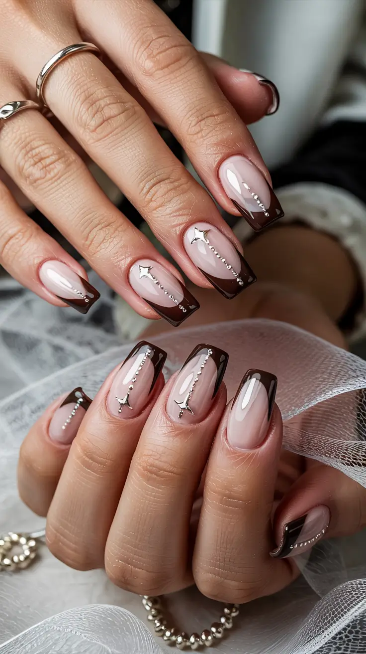 23 Fall French Tip Nail Inspiration 2025 for Stylish Seasonal Manicures