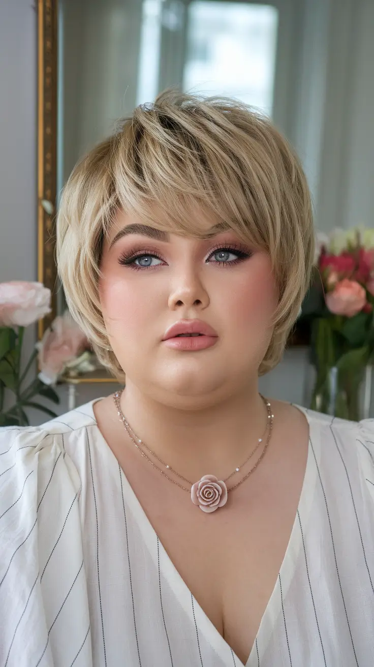 20 Flattering Haircuts for Chubby Face Shapes to Try This Fall 2025