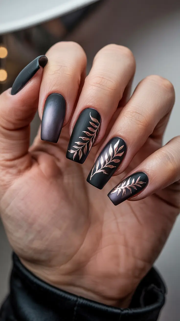 25 Fall Ballerina-Shaped Nail Ideas 2025 for Chic Autumn Manicures