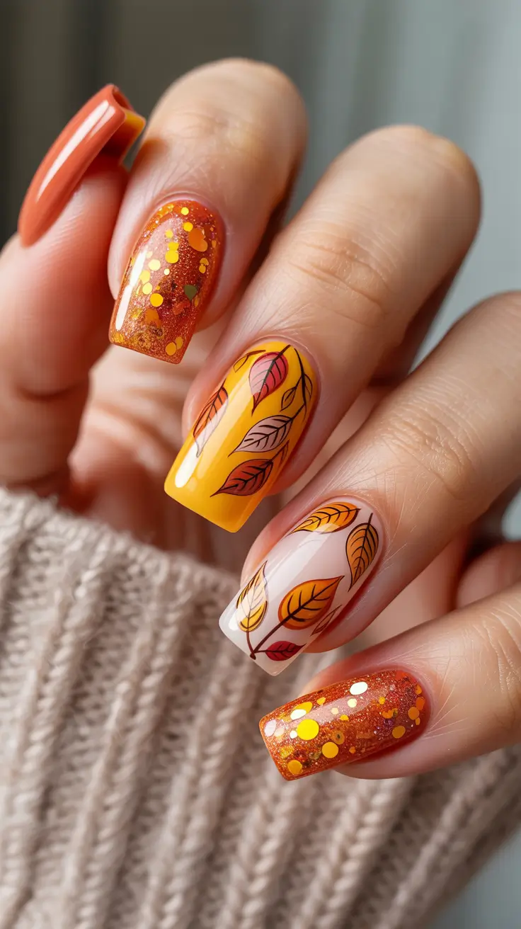 25 Fall Acrylic Nails 2025 Ideas for Short and Long Nails That Are Perfect for the Season