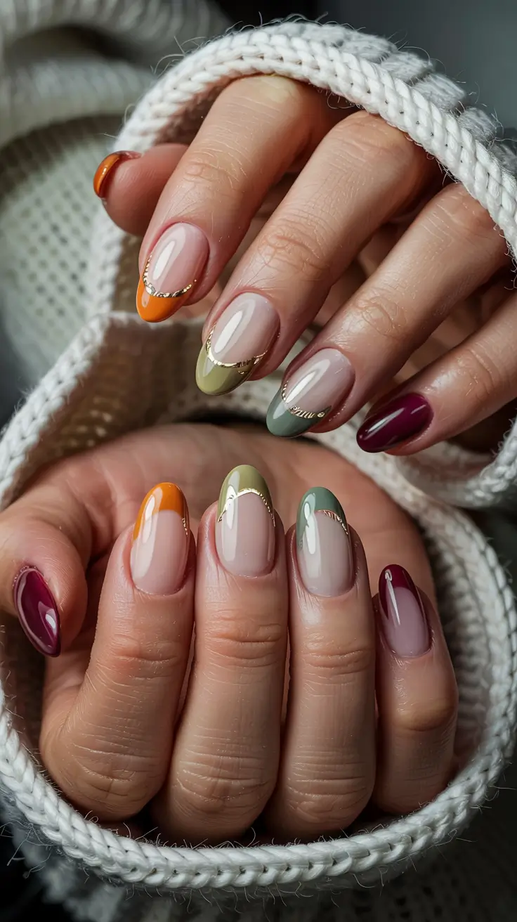 23 Fall French Tip Nail Inspiration 2025 for Stylish Seasonal Manicures