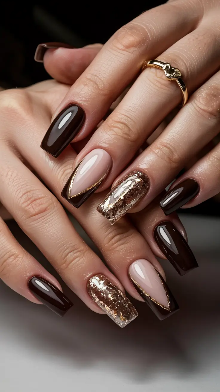 25 Fall Ballerina-Shaped Nail Ideas 2025 for Chic Autumn Manicures