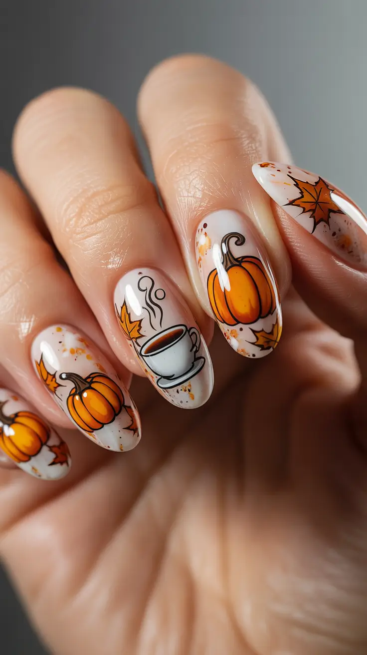 25 Fall Acrylic Nails 2025 Ideas for Short and Long Nails That Are Perfect for the Season