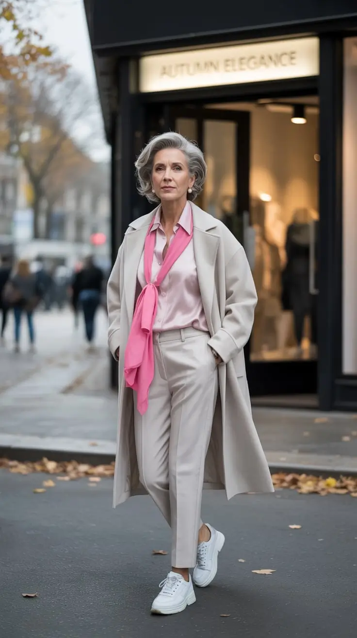 25 Age-Friendly Fall Outfits for 60+ Women in 2025