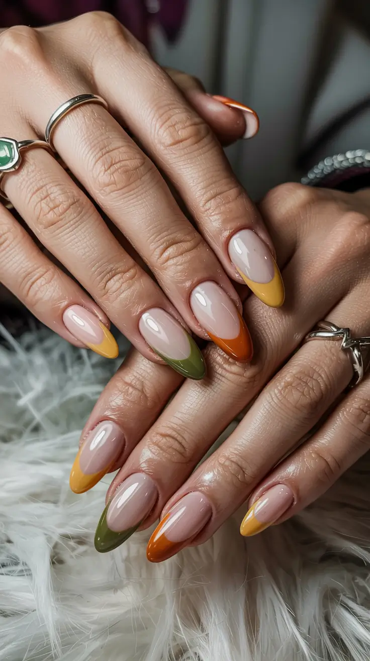 23 Fall French Tip Nail Inspiration 2025 for Stylish Seasonal Manicures