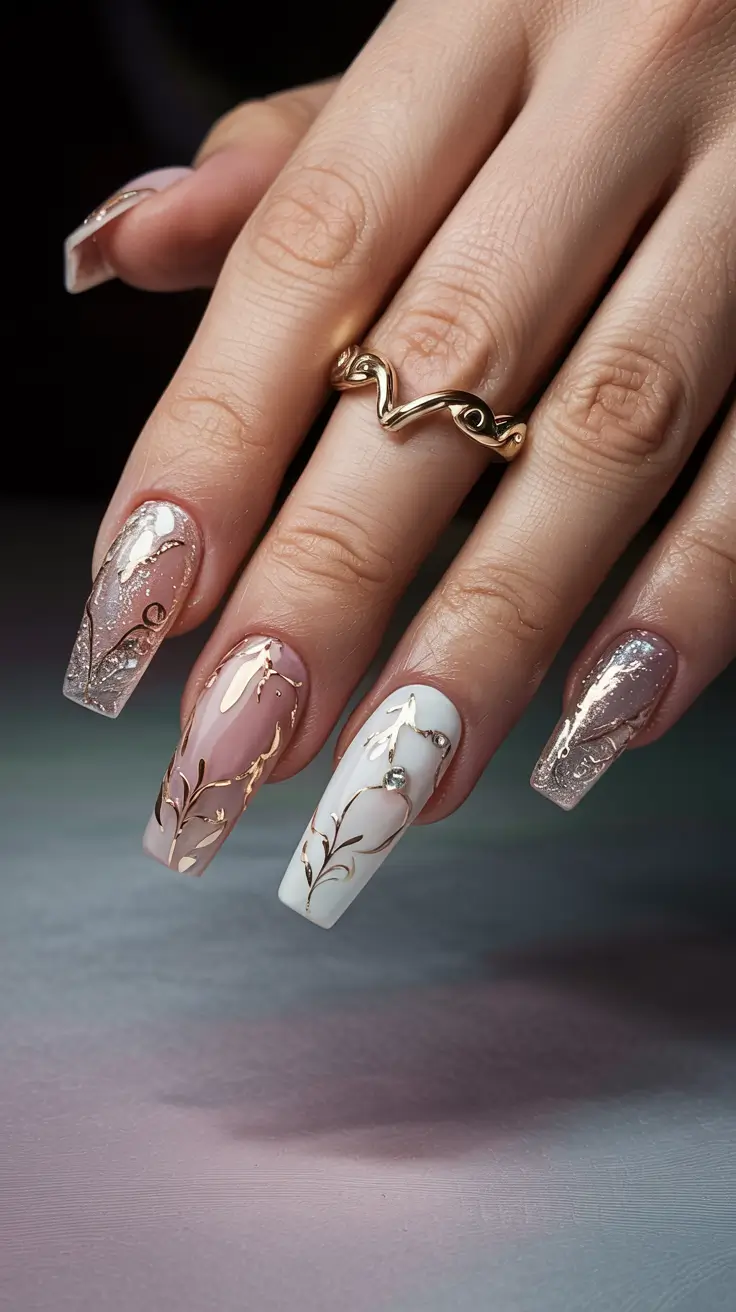 25 Fall Ballerina-Shaped Nail Ideas 2025 for Chic Autumn Manicures