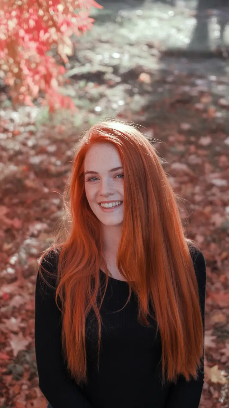 25 Warm Hair Colors to Try This Fall 2025: Shades That Glow Like Autumn Leave