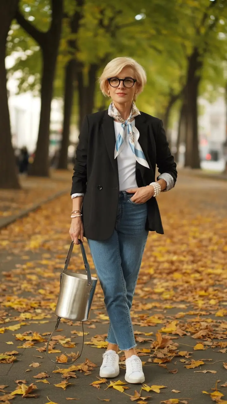 25 Age-Friendly Fall Outfits for 60+ Women in 2025