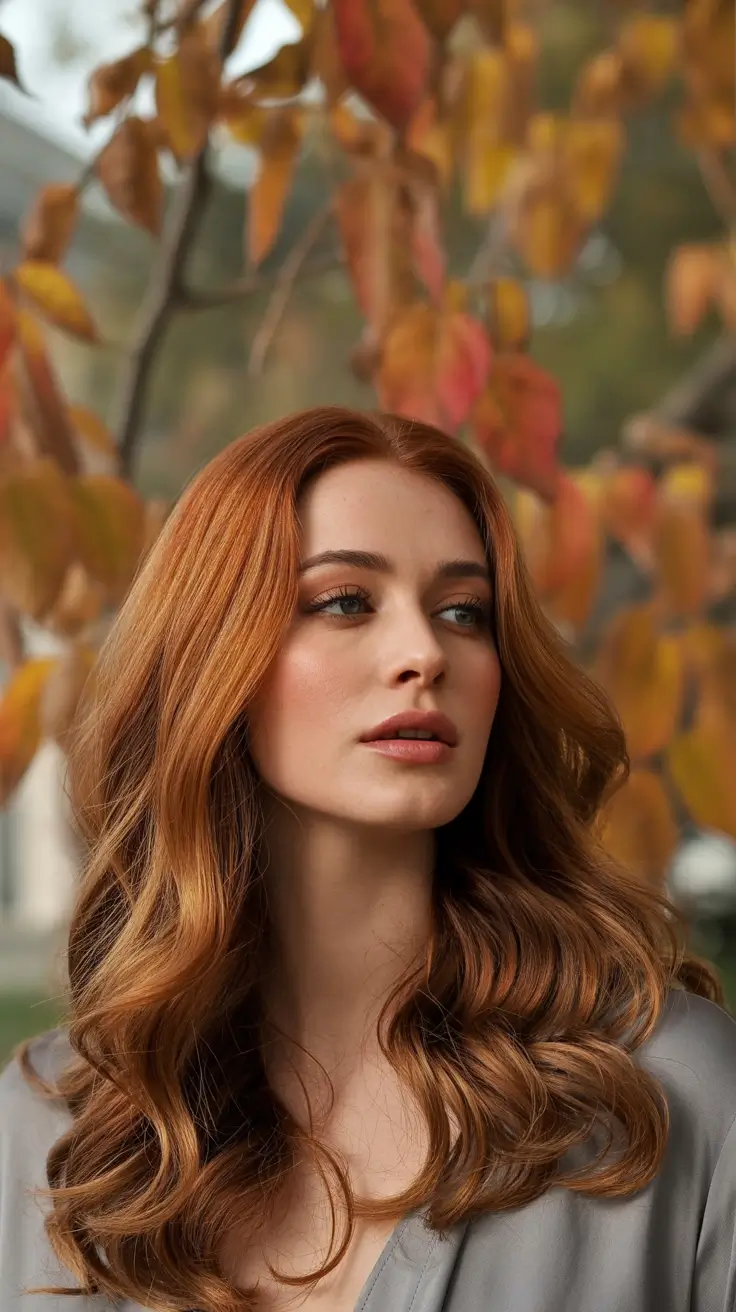 25 Warm Hair Colors to Try This Fall 2025: Shades That Glow Like Autumn Leave