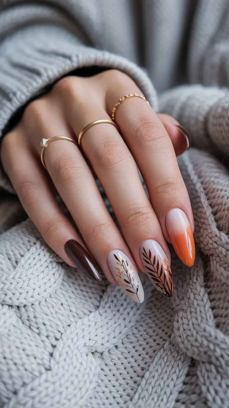 21 Trendy Fall Almond Nails 2025 for a Chic Seasonal Manicure