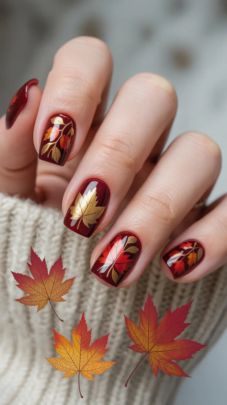 25 Fall Acrylic Nails 2025 Ideas for Short and Long Nails That Are Perfect for the Season