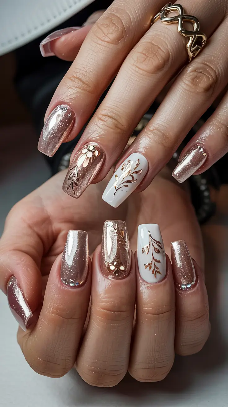 25 Fall Ballerina-Shaped Nail Ideas 2025 for Chic Autumn Manicures