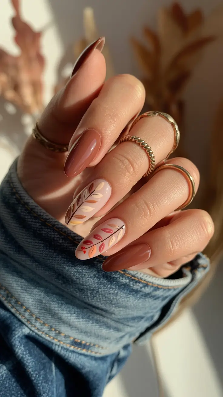21 Trendy Fall Almond Nails 2025 for a Chic Seasonal Manicure