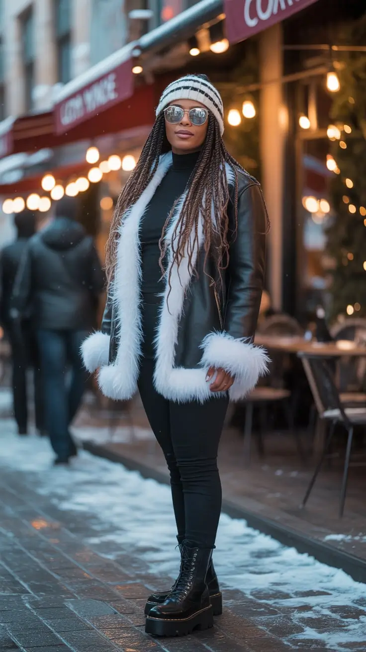 24 Black Girl Winter Outfits 2025–2026: Stylish Cold-Weather Looks to Try