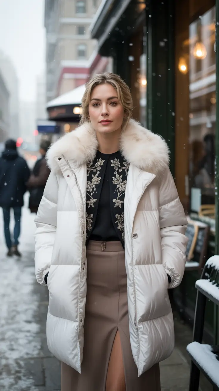 24 Winter Puffer Jacket Outfits 2025–2026 for Stylish and Cozy Looks