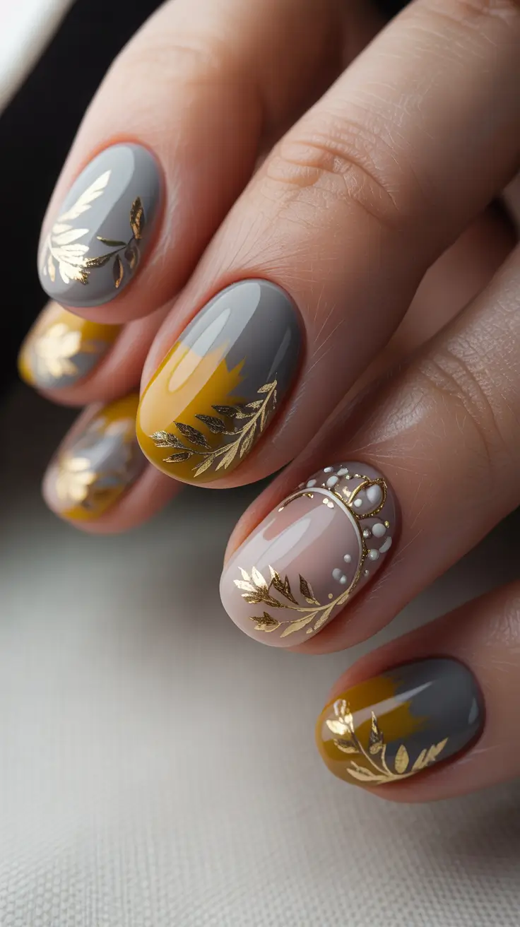 23 Round Fall Nails 2025 Designs to Try This Season