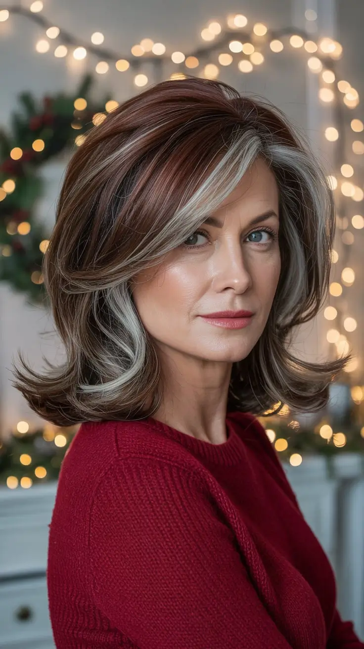 24 Winter Hairstyles & Color 2025–2026 for Women Over 40