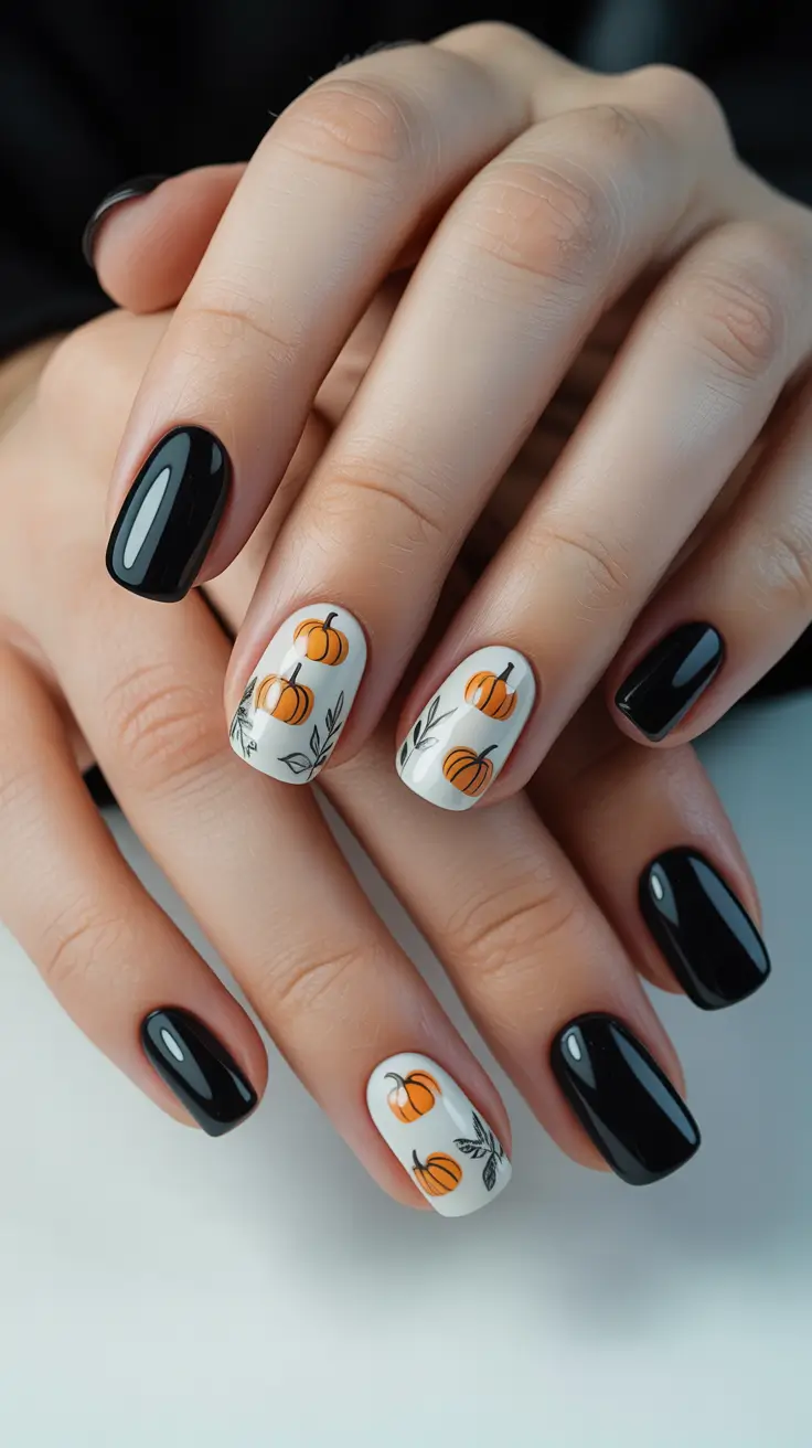 23 Round Fall Nails 2025 Designs to Try This Season