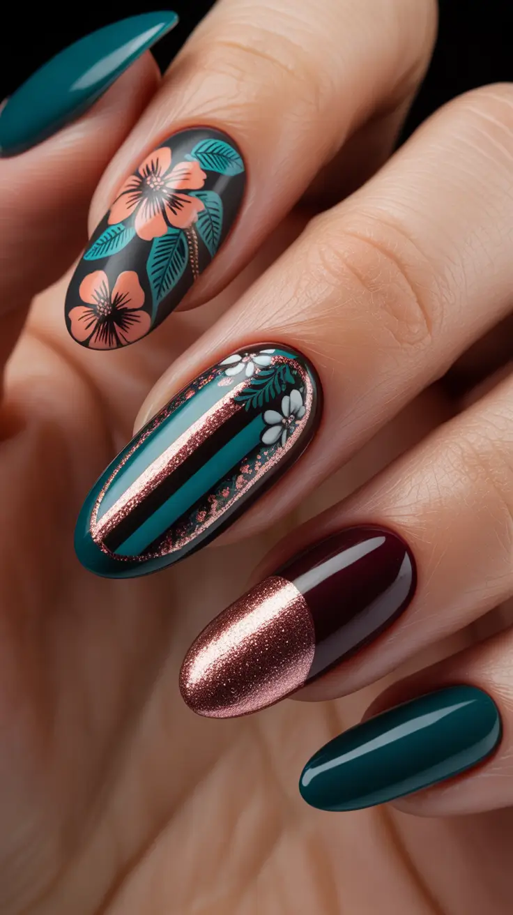 22 Stylish Fall Oval Shape Nail Designs 2025