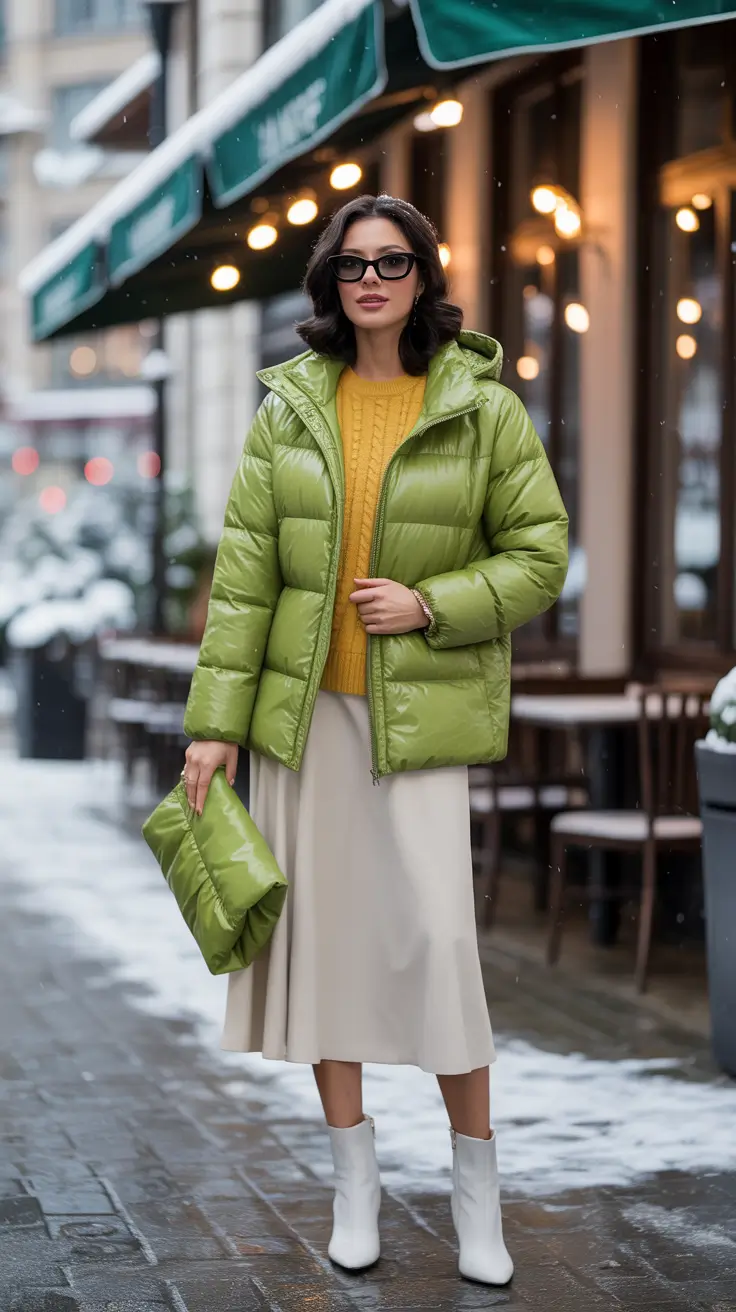 24 Winter Puffer Jacket Outfits 2025–2026 for Stylish and Cozy Looks