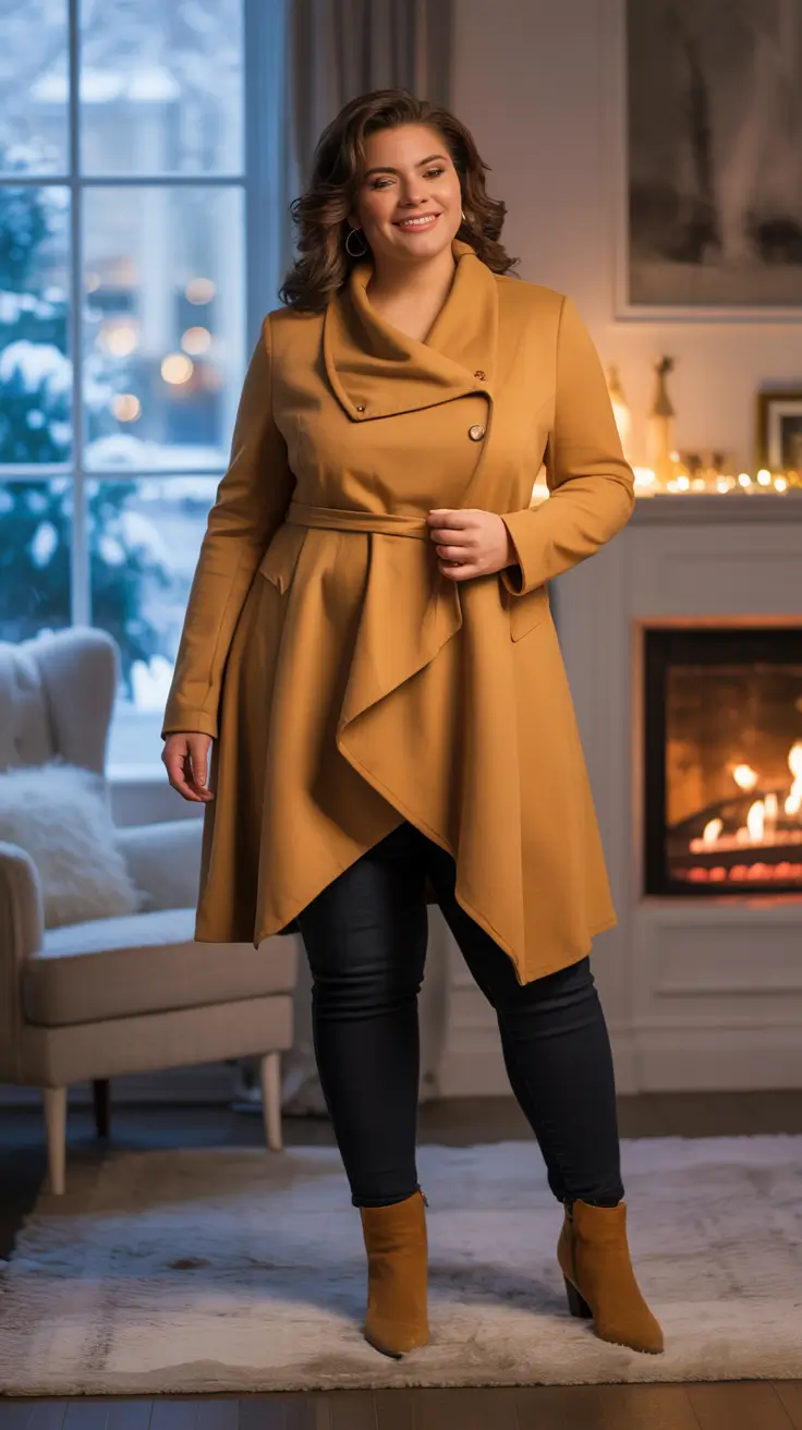 24 Plus Size Winter Outfits 2025 – 2026 to Stay Chic and Cozy