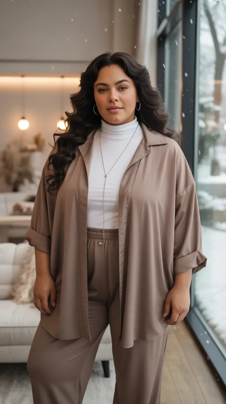 24 Plus Size Winter Outfits 2025 – 2026 to Stay Chic and Cozy
