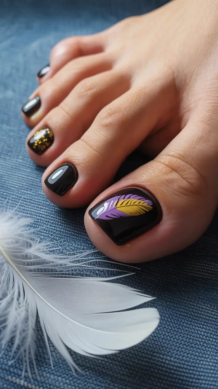 24 Fall Toe Nail Ideas for October 2025