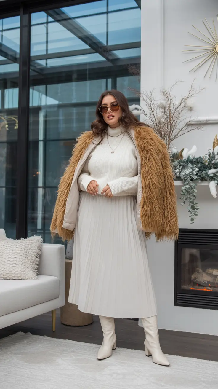 22 Plus Size Capsule Wardrobe Winter 2025–2026: Chic & Timeless Outfit Ideas