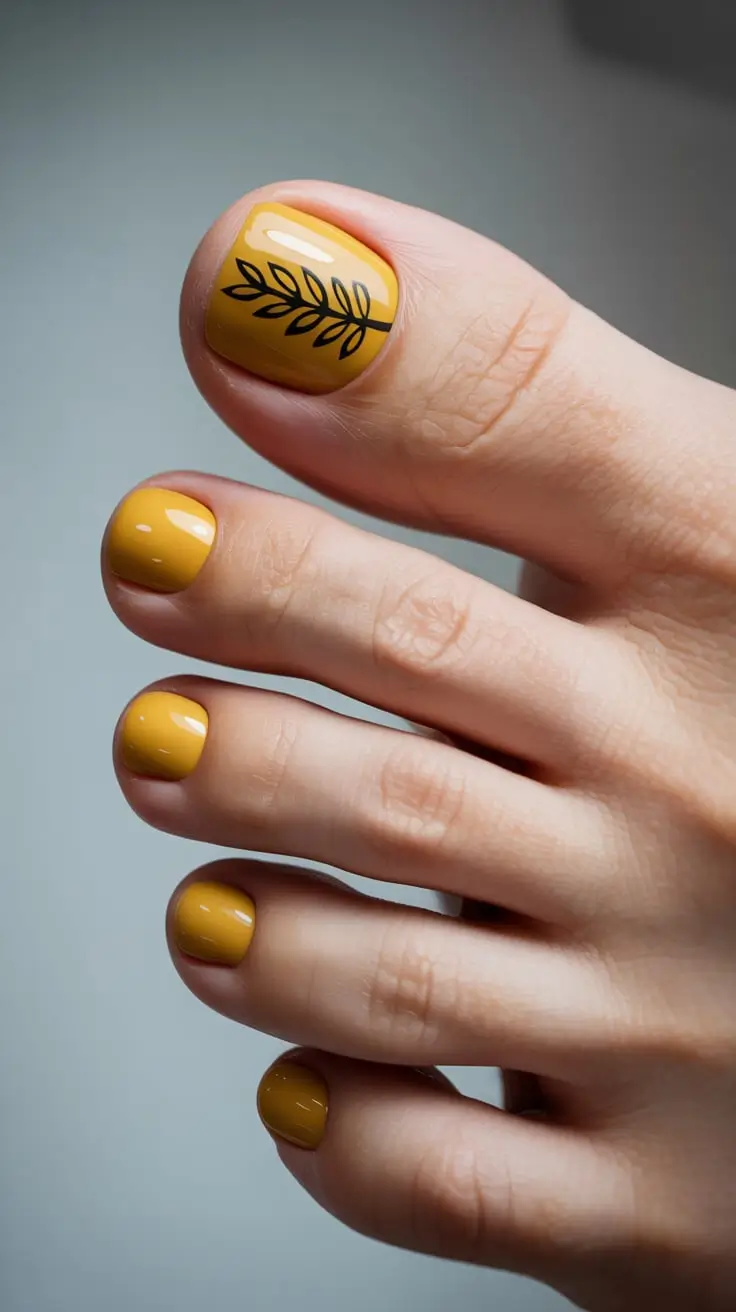24 Fall Toe Nail Ideas for October 2025