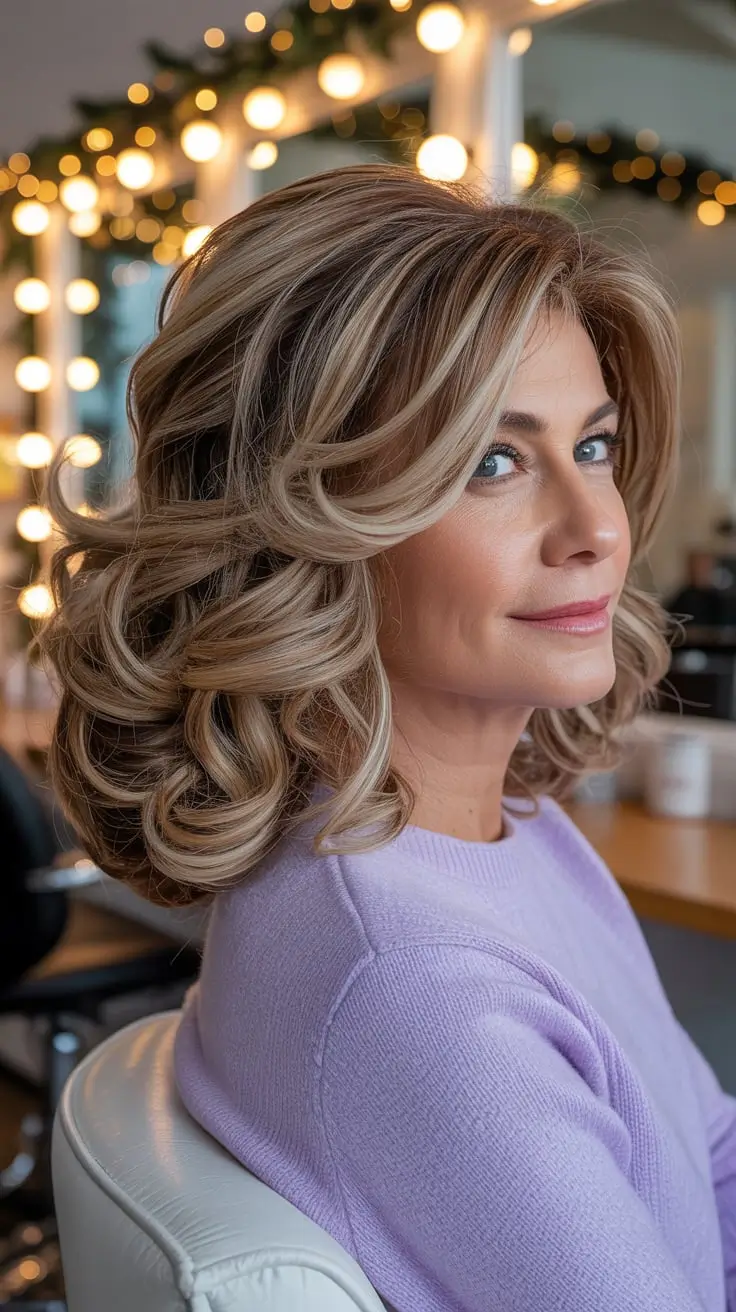 25 Winter Hairstyles & Hair Color 2025–2026 for Women Over 50