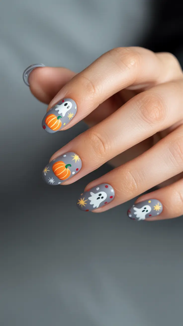 23 Round Fall Nails 2025 Designs to Try This Season