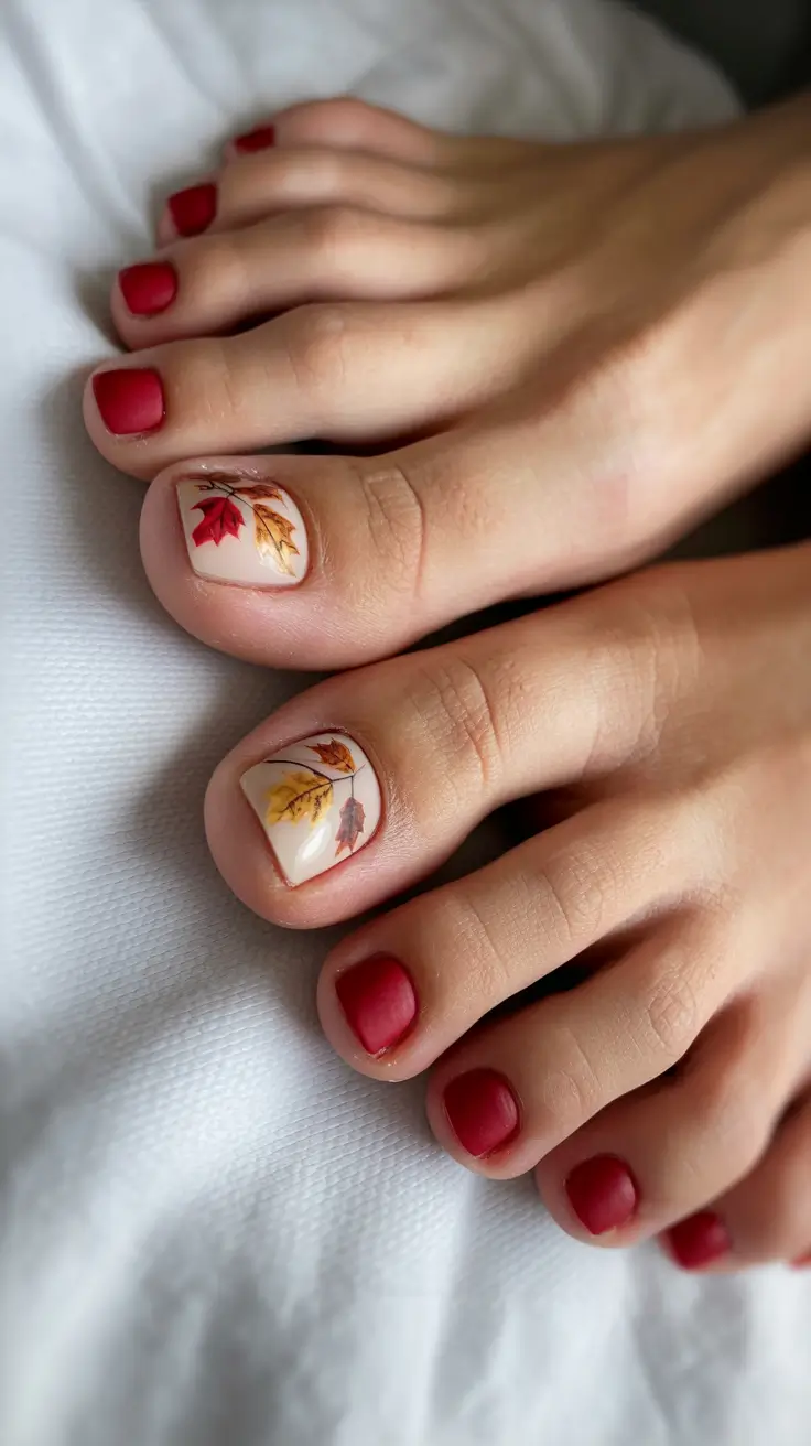24 Fall Toe Nail Ideas for October 2025
