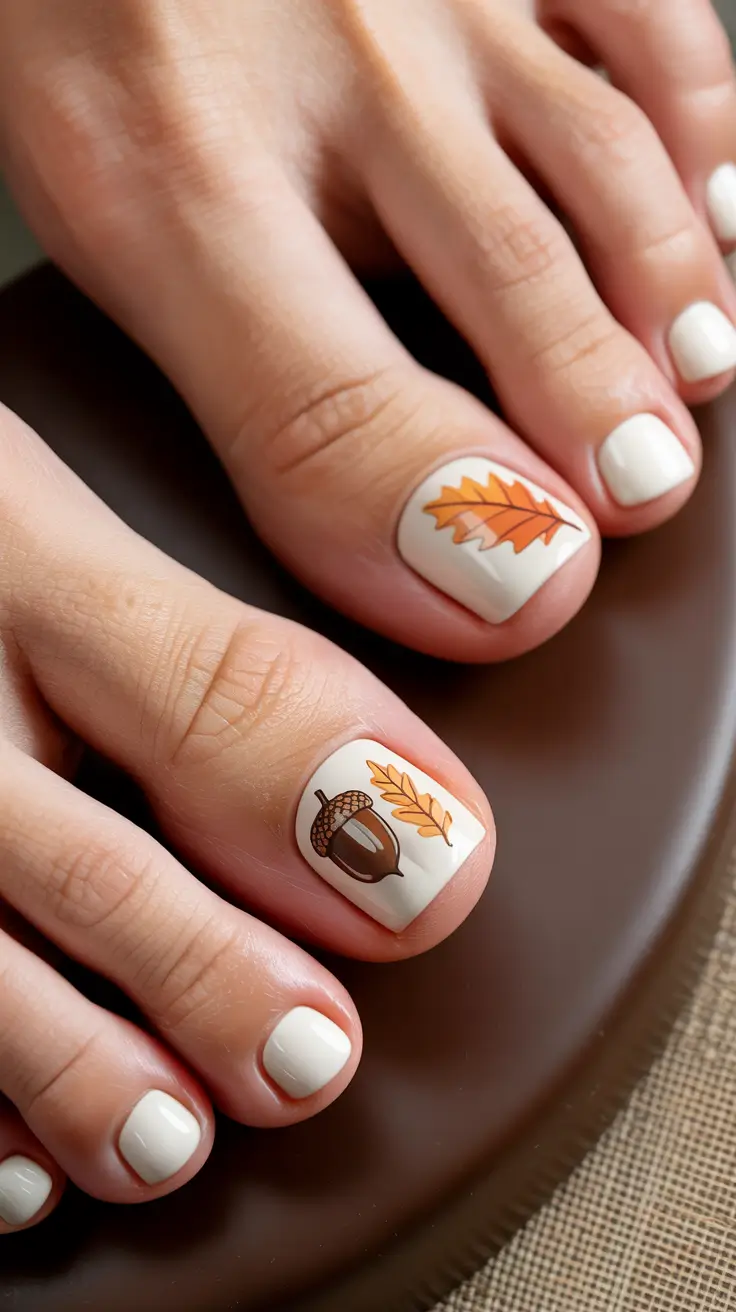 24 Fall Toe Nail Ideas for October 2025