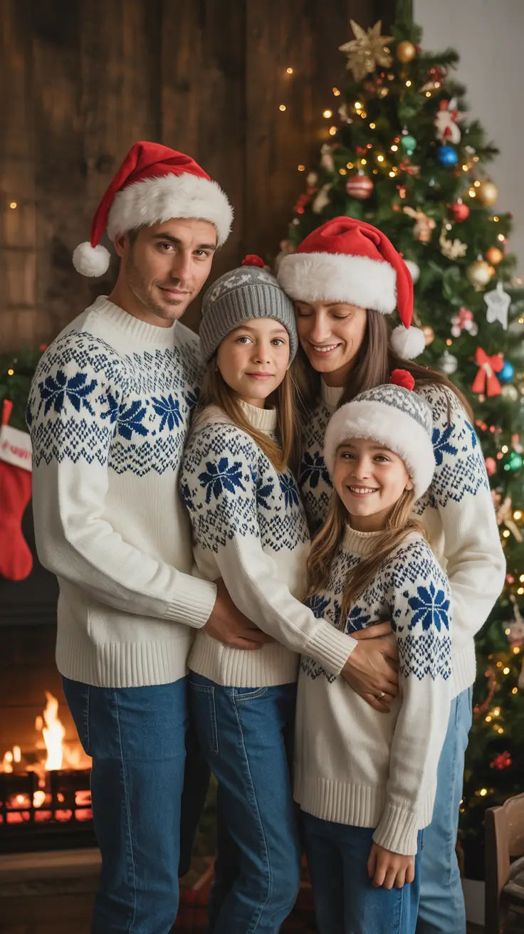24 Family Photo Outfits Winter 2025–2026 for Cozy and Stylish Memories