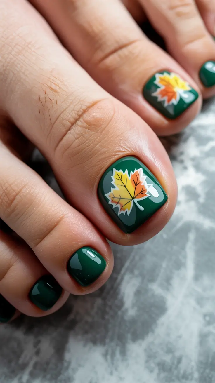 24 Fall Toe Nail Ideas for October 2025