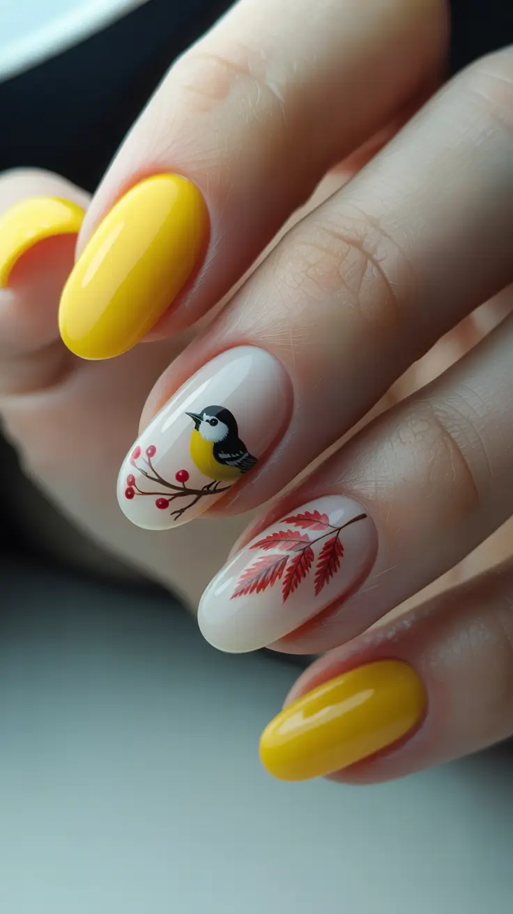 23 Round Fall Nails 2025 Designs to Try This Season