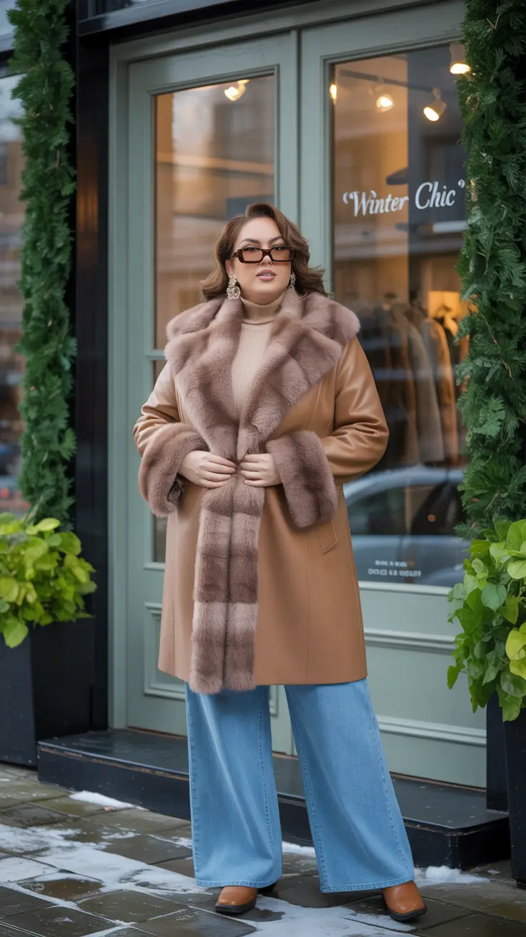 24 Plus Size Winter Outfits 2025 – 2026 to Stay Chic and Cozy