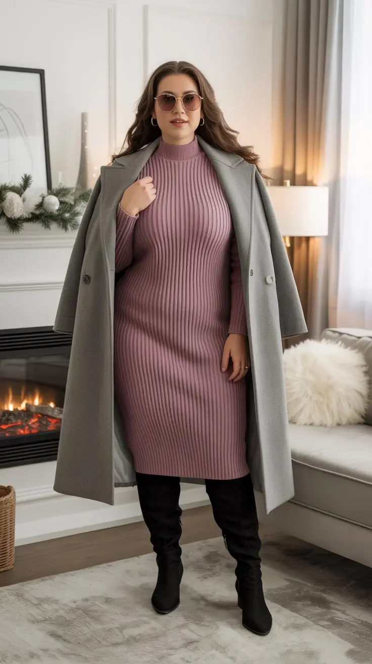 22 Plus Size Capsule Wardrobe Winter 2025–2026: Chic & Timeless Outfit Ideas