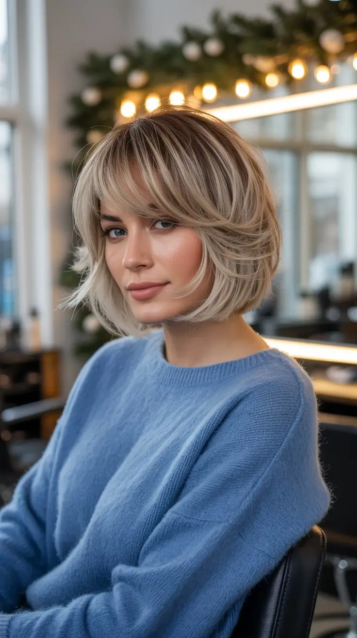 22 Cute Winter Haircuts Ideas 2025/2026 to Refresh Your Cold-Weather Look